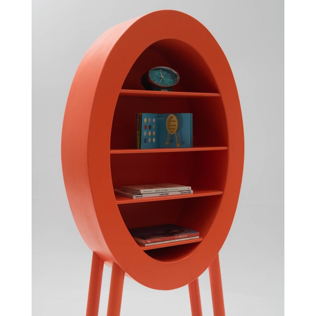 This postmodern-style bookshelf was designed by the team at the Spanish firm Tes. The design breaks with the traditional...