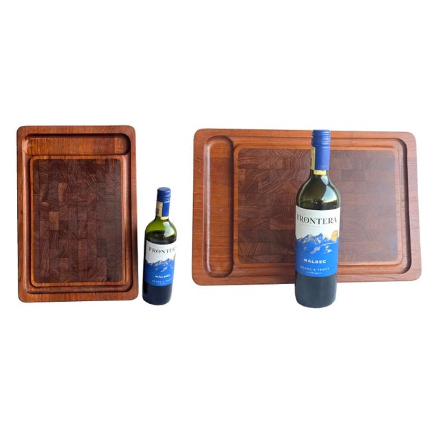 Mid-Century Modern 1960s Danish Teak Wood Charcuterie Board Designed by Jens H. Quistgaard for Dansk For Sale - Image 3 of 8