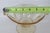 Yellow Depression Glass Pedestal Bowl Octagonal Swirl Pattern With Handles 4891b For Sale - Image 12 of 13