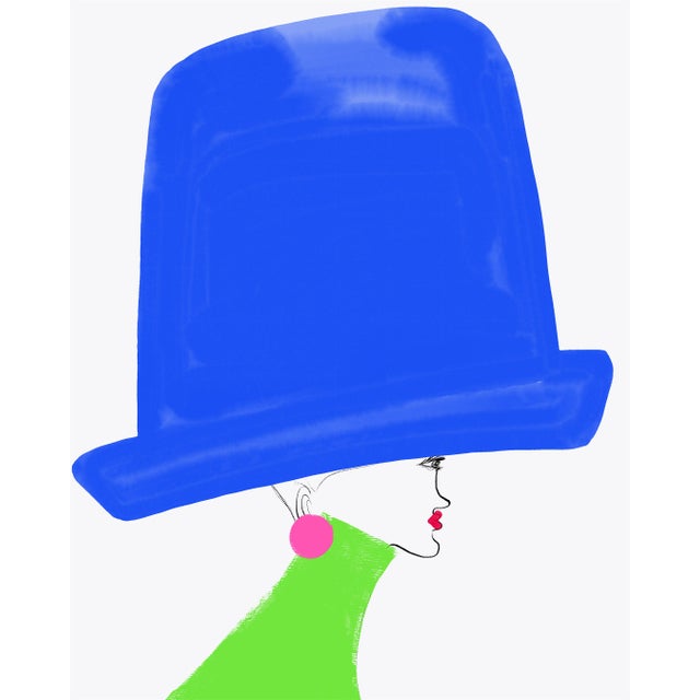 Chapeau Palm Springs Original Print by Annie Naranian For Sale