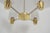 Metal Mid-Century Chandelier from Kamenicky Senov, 1960s For Sale - Image 7 of 9