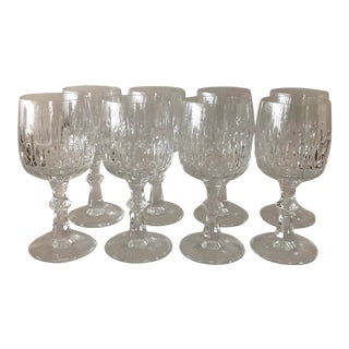 Vintage Wine Goblet-Set of 8 For Sale
