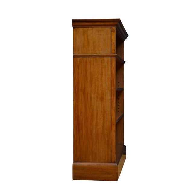 Victorian Oak Open Bookcase, 1870s For Sale - Image 6 of 13