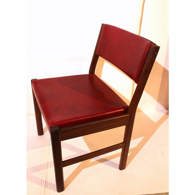 1970s Set of 10 Mid-Century Modern English Side Chairs For Sale In Raleigh - Image 6 of 8