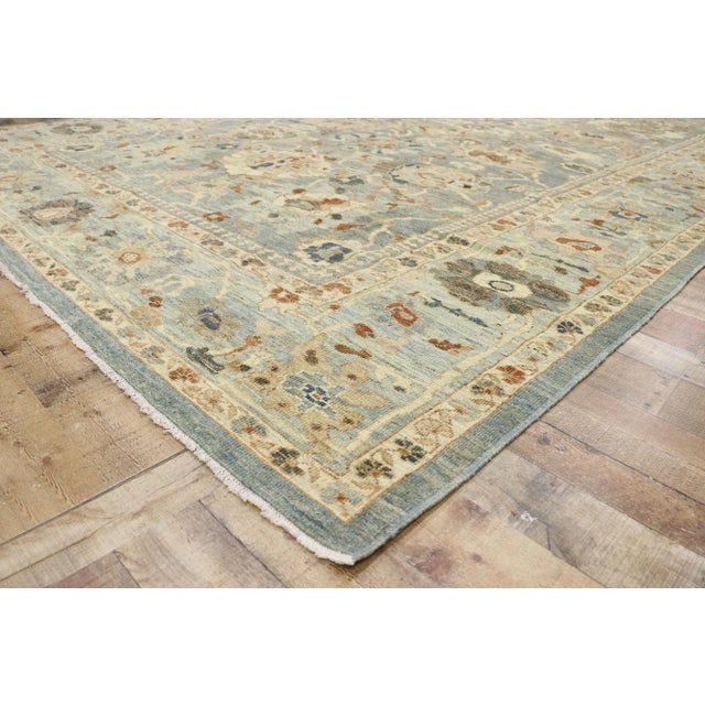 Persian Sultanabad Rug - 10'02 X 14'05 For Sale In Dallas - Image 6 of 9