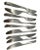 Metal 1950s Don Wallace for Lauffer Design 2 Stainless Steel Set of 42 For Sale - Image 7 of 12