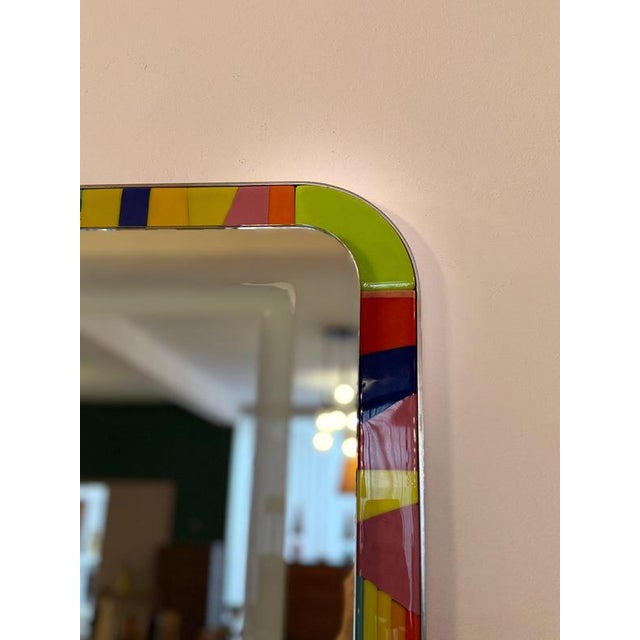 Brown Aurea G Wall Mirror in Stainless Steel by Jonathan Amar Studio For Sale - Image 8 of 11