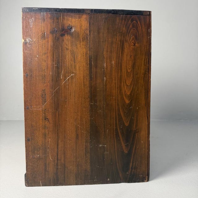 Japanese Archive Cabinet with 5 Drawers, 1930s For Sale - Image 12 of 15