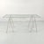 Postmodern Trestle Desk in Steel and Glass by Rodney Kinsman for Bieffeplast, 1980s For Sale - Image 3 of 9