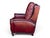 Pair of Vintage English Wingback Recliners in Burgundy Oxblood Leather For Sale - Image 11 of 16