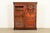 Antique Victorian Carved Oak Smoker's Display Cabinet With Drop Front Desk, Circa 1900 For Sale - Image 13 of 13