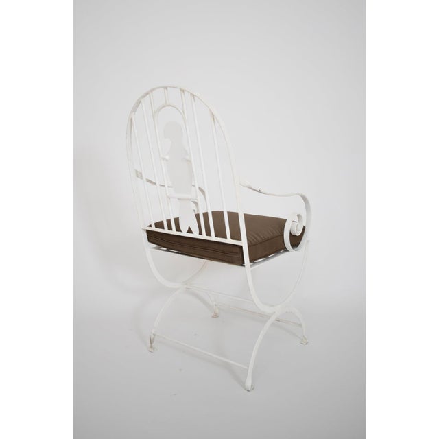 Wrought Iron Bird Armchairs, 1960s, Set of 2 For Sale - Image 4 of 5