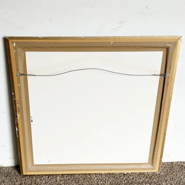 Vintage Singed and Framed Water Color Painting of Kneeling Lady For Sale - Image 4 of 4