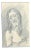 Portrait of Christ, Original Drawing, Early 20th-Century For Sale