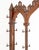 Gothic American Gothic Style Rosewood Hall Tree For Sale - Image 3 of 15
