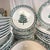 Ceramic 1980s Vintage Boho Chic Furio Italian Christmas Tree Sponge. Dinnerware - Set of 67 For Sale - Image 7 of 16