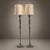 Giacometti Form Table Lamps in Bronze Finish by Porta Romana - Pair For Sale - Image 4 of 11