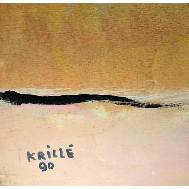 Jean Krillé’s paintings are known for their expressive use of color and dynamic, abstract forms, blending realism with...