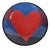 Hand Painted Heart Charger Plate Bowl For Sale