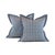 Designer Vicki Payne Free Spirit Blue & White Check Dogstooth Houndstooth Pillow Covers- 20" Pair For Sale In Jacksonville, FL - Image 6 of 6