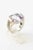 David Yurman sterling silver cocktail ring from the Deco collection. Features a cushion-shaped amethyst center with...