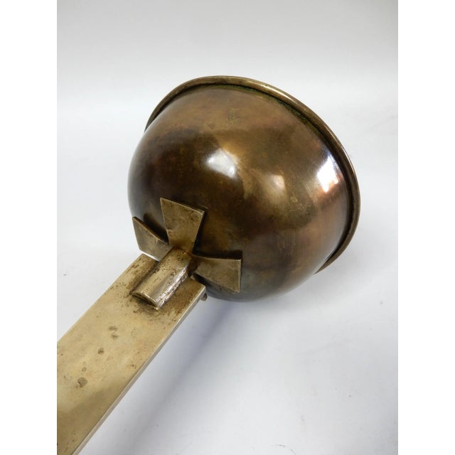 Art Deco Art Deco French Lounge Club Bronze Sword Ashtray Stand For Sale - Image 3 of 7