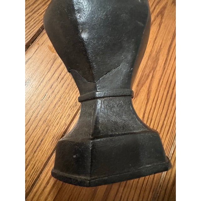 Pair of Antique Chinese Archaic Bronze Urns For Sale - Image 4 of 11