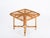 French Riviera Square Coffee Table in Rattan and Bamboo attributed to Tito Agnoli, Italy, 1960s For Sale - Image 6 of 17