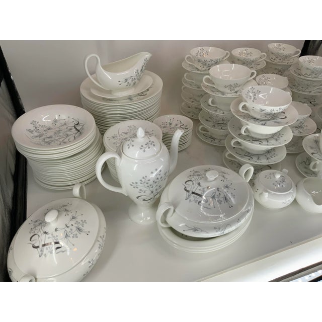 Wedgwood Huge Set of Wedgwood Bone China in Wild Oats Pattern For Sale - Image 4 of 12