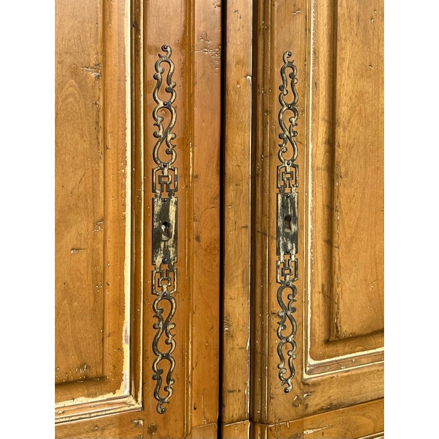 Wood Guy Chaddock French Country Armoire For Sale - Image 7 of 12