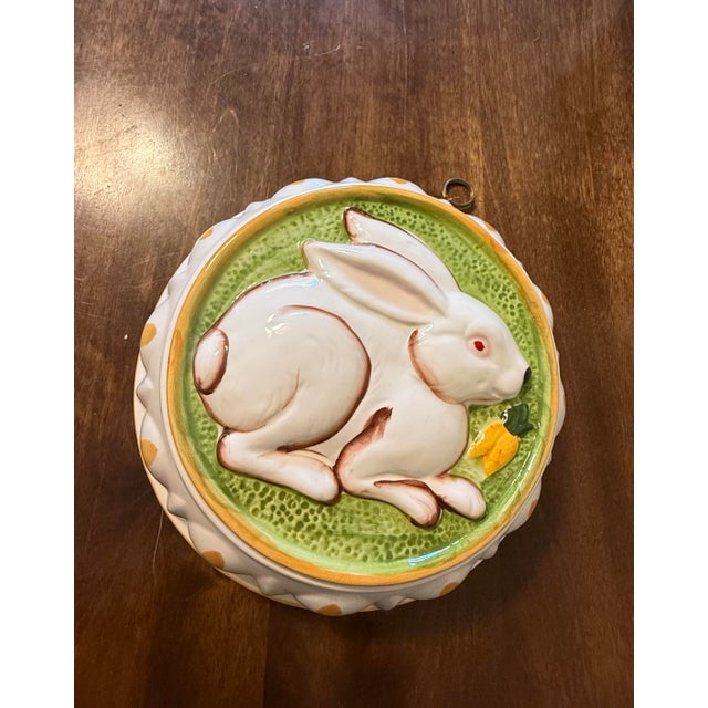 Ceramic Gailstyn-Sutton Bunny Jello Mold For Sale - Image 7 of 9