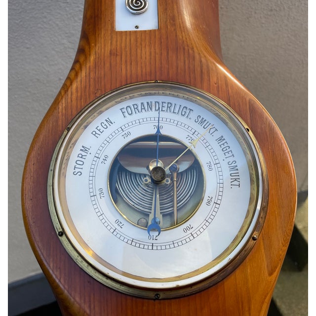 Old Weather Station made from Wooden Airplane Propeller, 1930s For Sale - Image 6 of 15