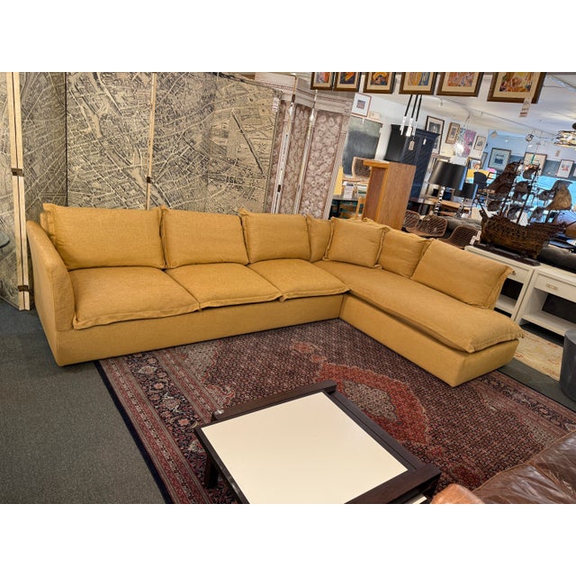Contemporary Interior Define Skylar Bumper Sectional, Right For Sale - Image 3 of 12