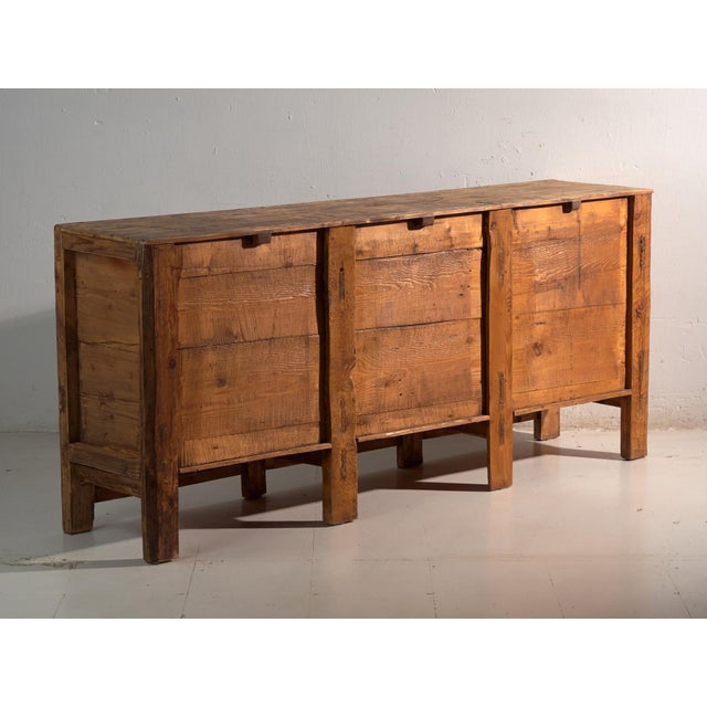 Brown Wooden Sideboard, 1900s For Sale - Image 12 of 13
