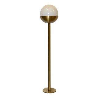 Brass Floor Lamp in the style of Pia Guidetti Crippa, 1970s For Sale