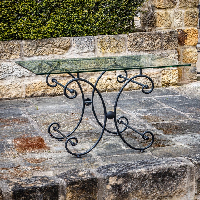 Garden Seating Set in Iron, 1990s, Set of 5 For Sale - Image 4 of 7