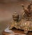 French 19th Century French Gilt Spelter Rooster Inkwell Signed A. Bossu For Sale - Image 3 of 12