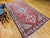 Vintage Persian Shiraz Tribal Area Rug, Hand-Knotted Wool, Geometric Pattern, Red & Ivory, 5x10 For Sale - Image 4 of 13