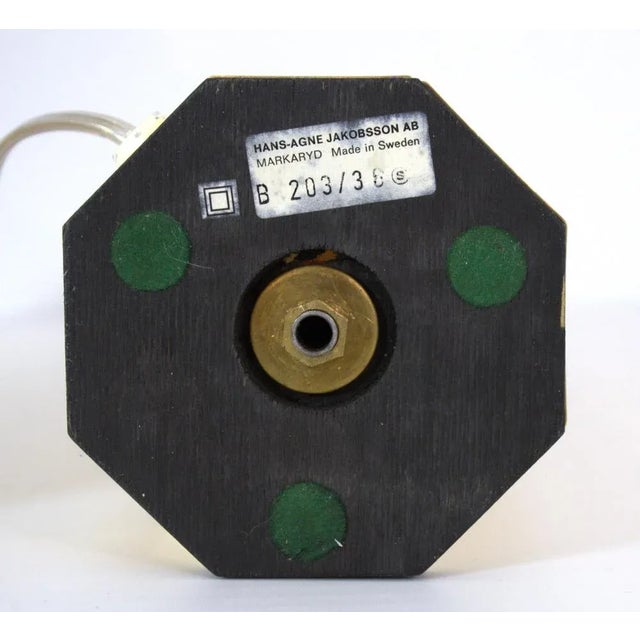 Swedish Hexagonal Brass Table Lamps by Hans Agne Jakobsson for Hans Agne Jakobsson Ab, 1960s, Set of 2 For Sale - Image 12 of 13