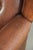 Sheepskin Wing Armchair with Black Piping For Sale - Image 9 of 18