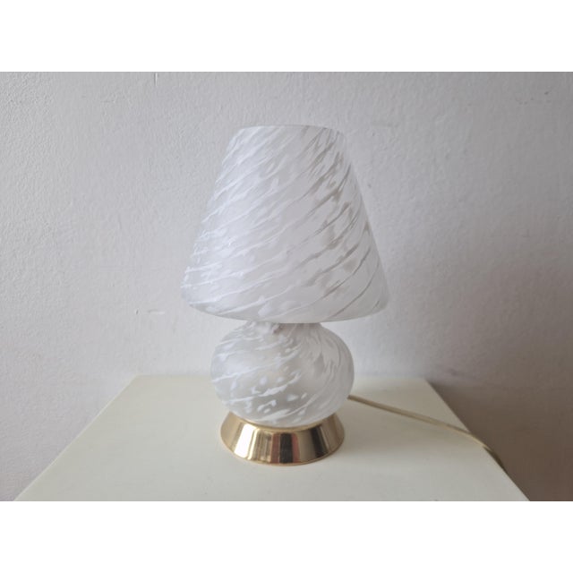 Mid-Century Modern Mushroom Lamp in Murano Glass by Murano for Manifattura Di Murano, 1960s For Sale - Image 3 of 9