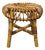 Bamboo and Rattan Circular Stool attributed to Franco Albini, Italy, 1960s For Sale