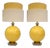 Murano Lamps with Yellow Balloons, Set of 2 For Sale