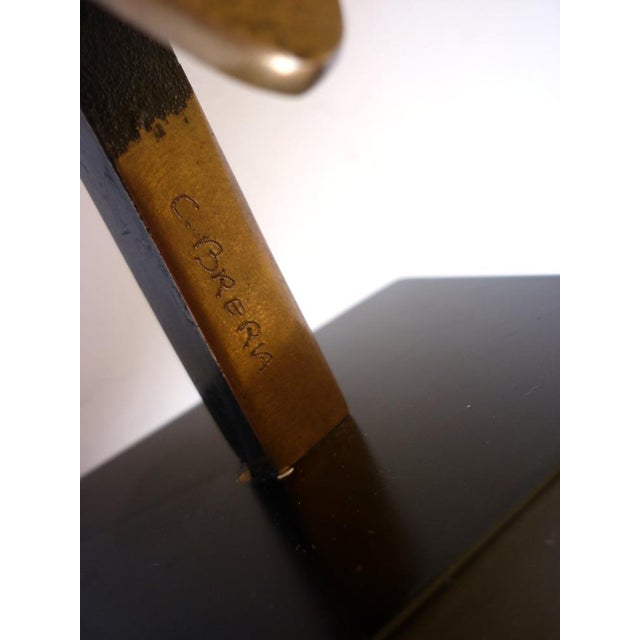 Modern Abstract Bronze Sculpture by Carlo Brera, 1970s For Sale - Image 6 of 8
