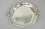 Vintage Wallace Baroque Silver Plated Round Twin Handle Serving Platter Bar Tray For Sale - Image 11 of 12