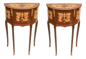 French Louis XVI Nightstands, Set of 2