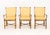 Wood Set of Six Pierce Martin Modern Bamboo and Rattan Wrapped Arm Chairs For Sale - Image 7 of 14