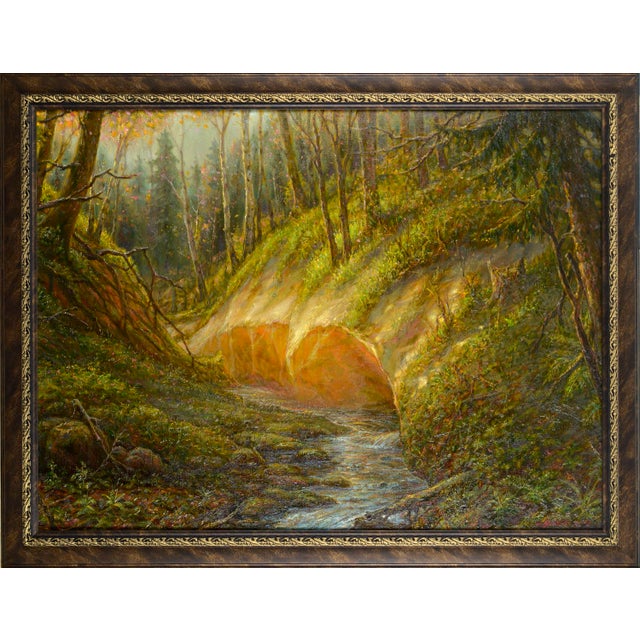 Igor Maikov, Ravine, 2005, Oil on Canvas, in Good conditions. Designed from 2000 This piece has an attribution mark, I am...