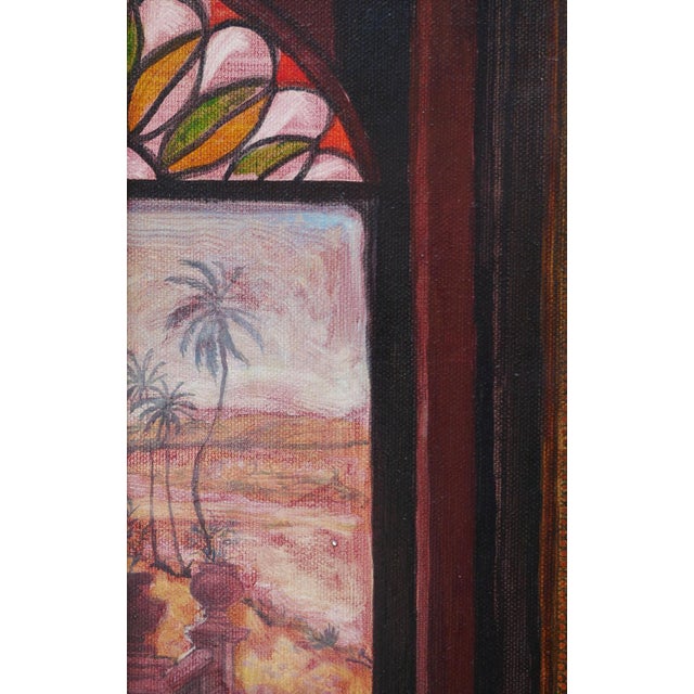 Contemporary Douglas Perez Castro "Poderes" Contemporary Realistic Figurative Red Toned Social Commentary Painting, 2013 For Sale - Image 3 of 12