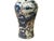 6.5" Blue White Foo Dog Lion Graphic Small Porcelain Baluster Art Vase For Sale - Image 12 of 12